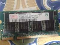 Memorias ram 512mb pc 2700