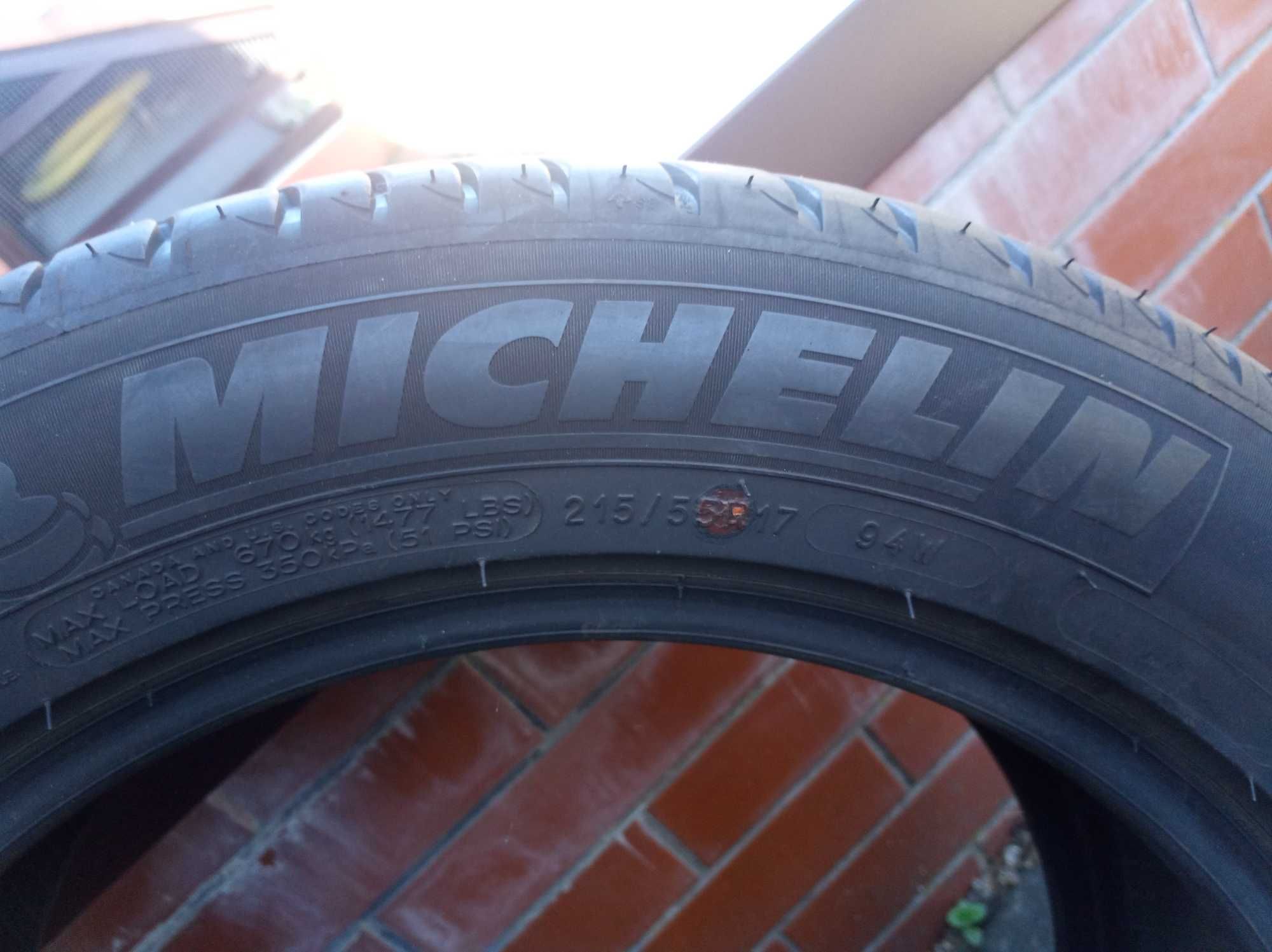 komplet nowych opon lato michelin 215/55 r17