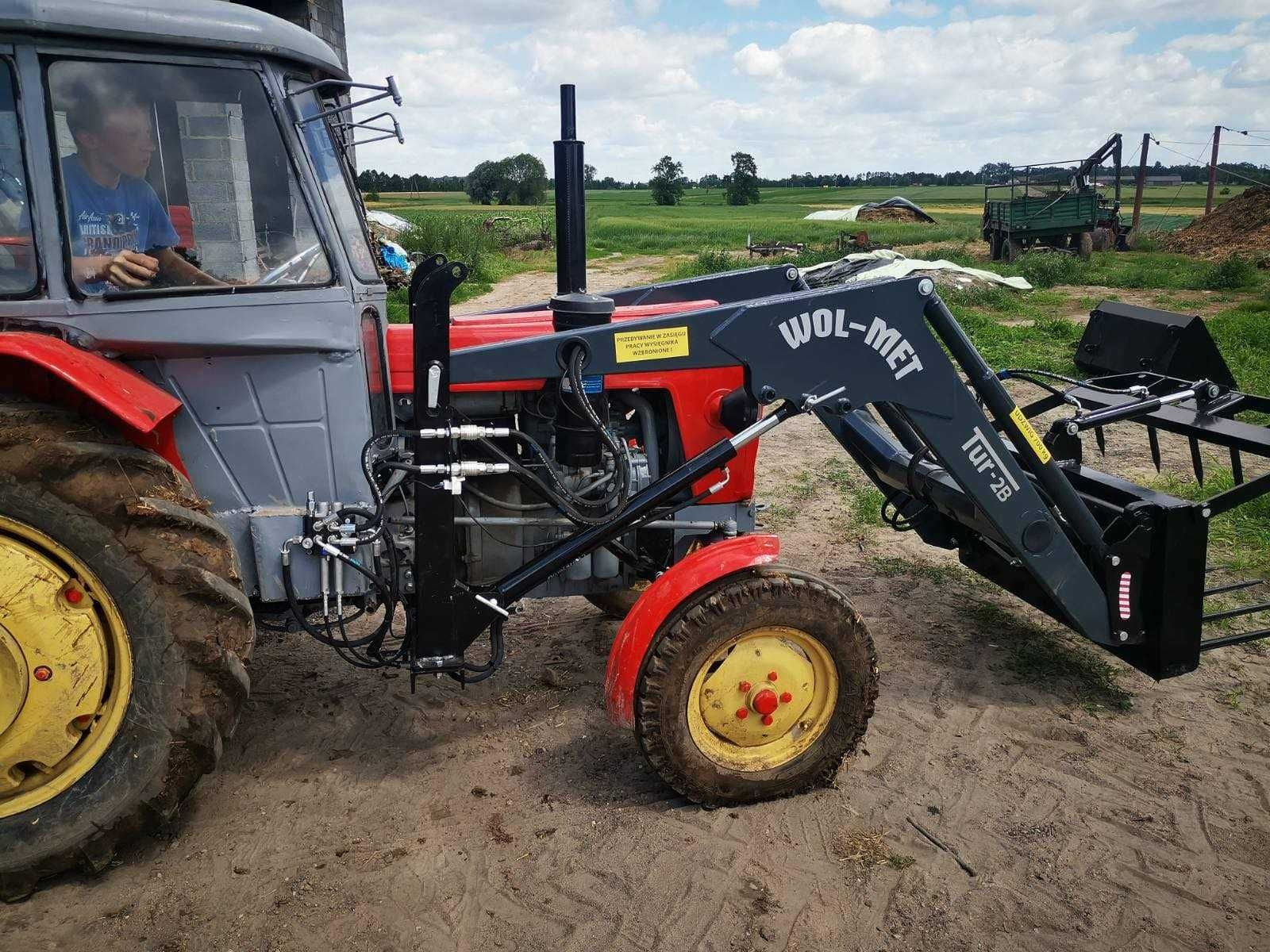 Tur Wol-Met Nowy Ładowacz czołowy Euro-Ramka MF ursus zetor TRANSPORT