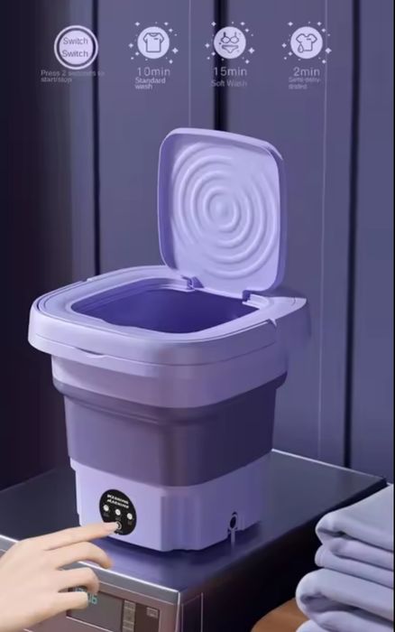 Міні складна пральна машина на 8 л