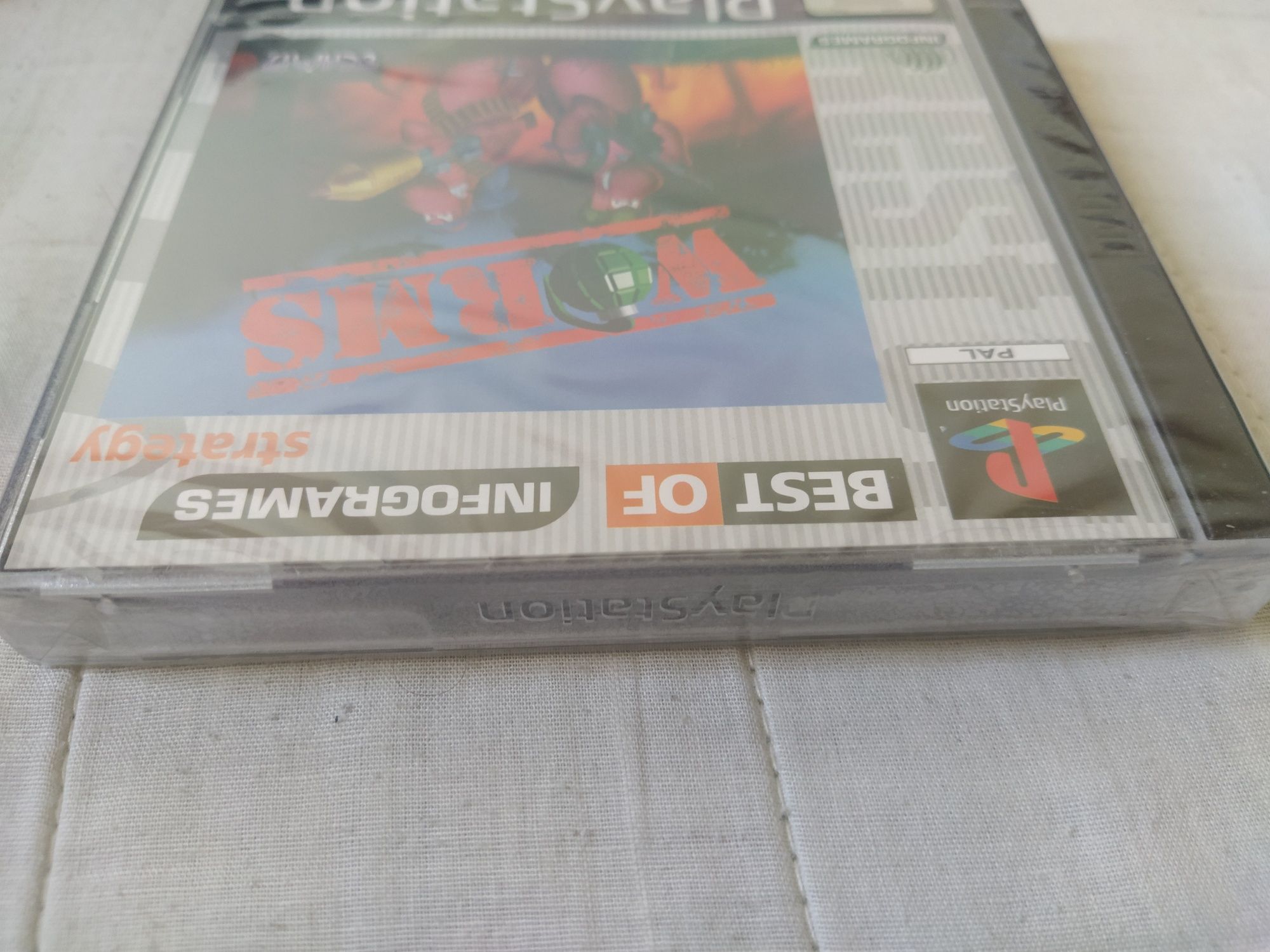 Ps1 psx one PlayStation Worms 3xA FOLIA nowa pasek sony
