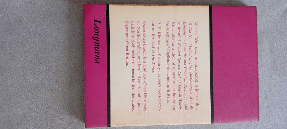 A Dictionary of Spelling British&American, Longmans, 1964