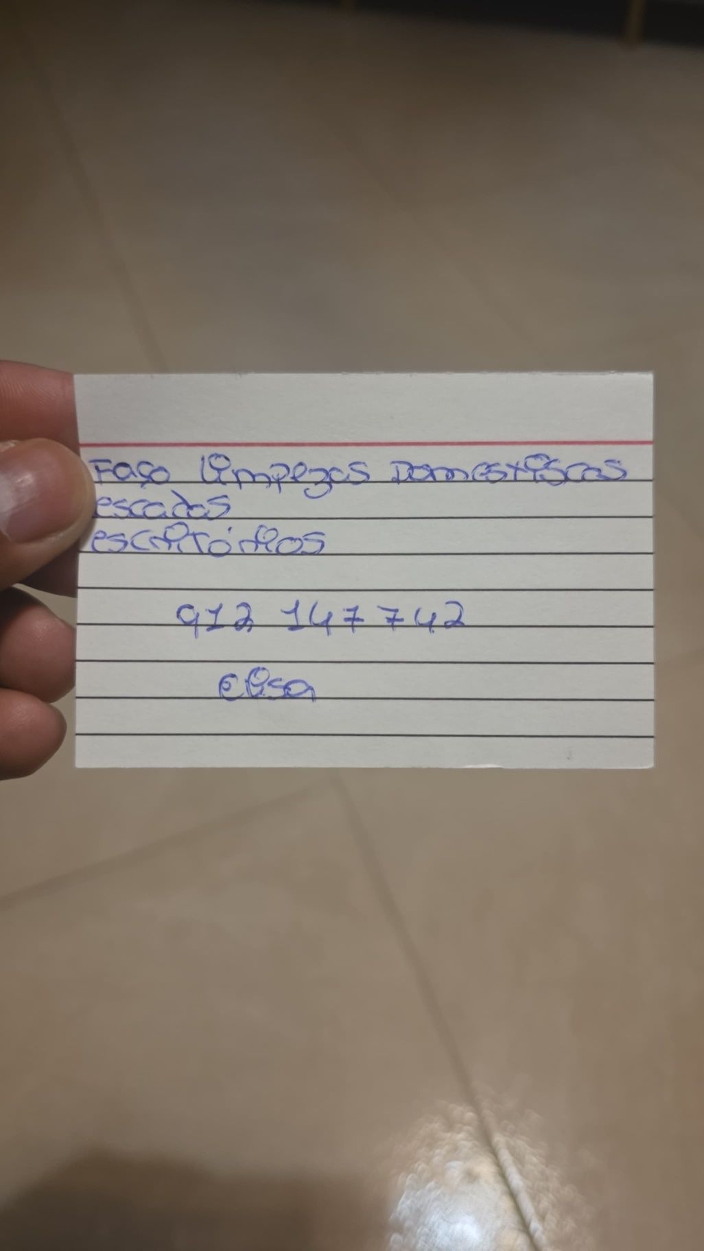 Faço limpezas domesticas