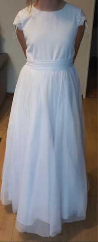 SLY Sukienka komunijna suknia biala 146 roz.