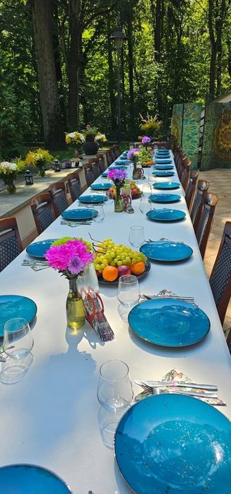 Stół rozkładany BAVARIA MAX z 6 krzesłami , IDEALNE DO RESTAURACJI!