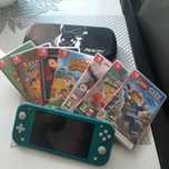 Nintendo switch lite niebieskie