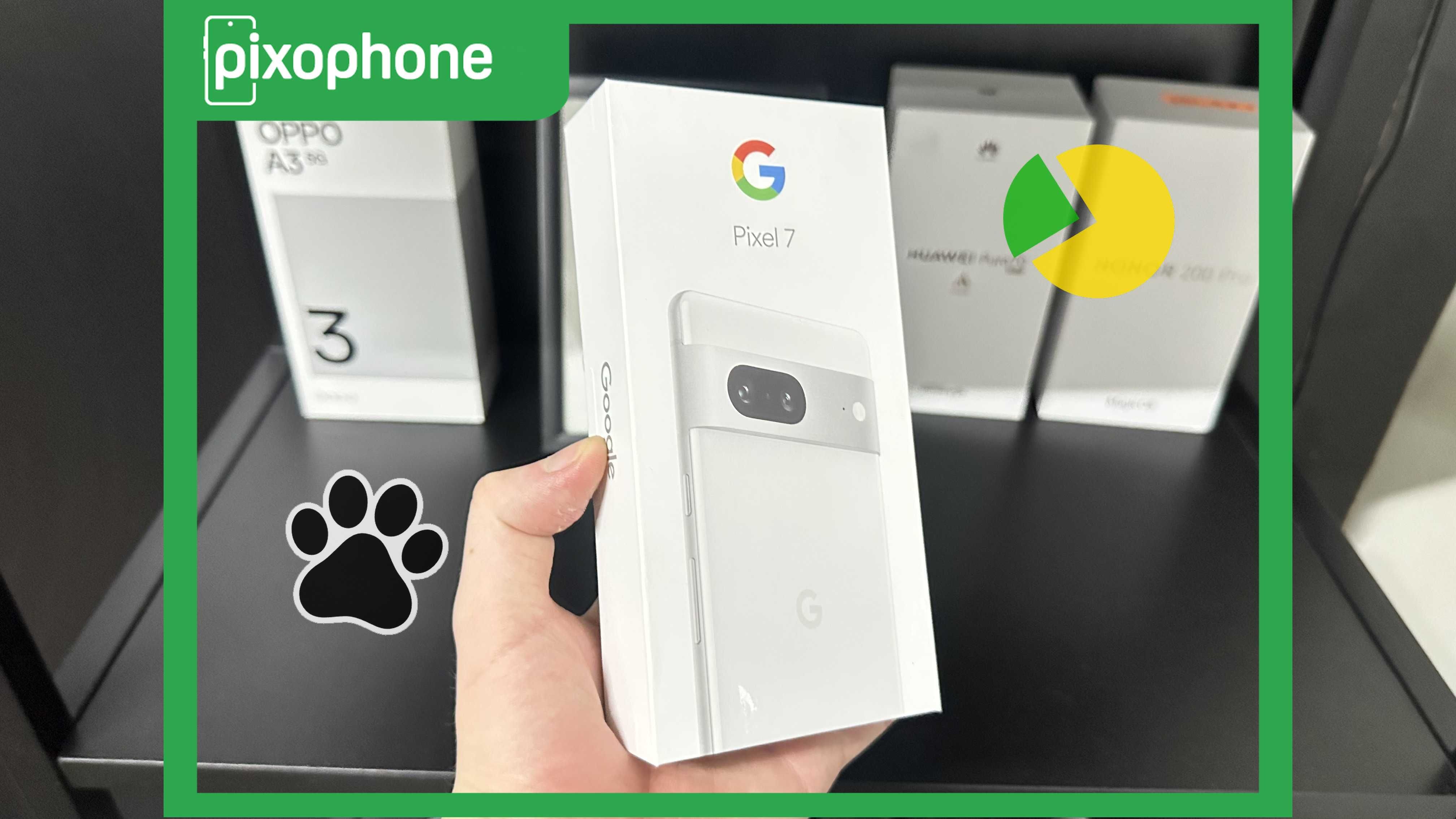 NEW Google Pixel 7 128GB Show/Obsidian/Lemongras Гарантія від магазину