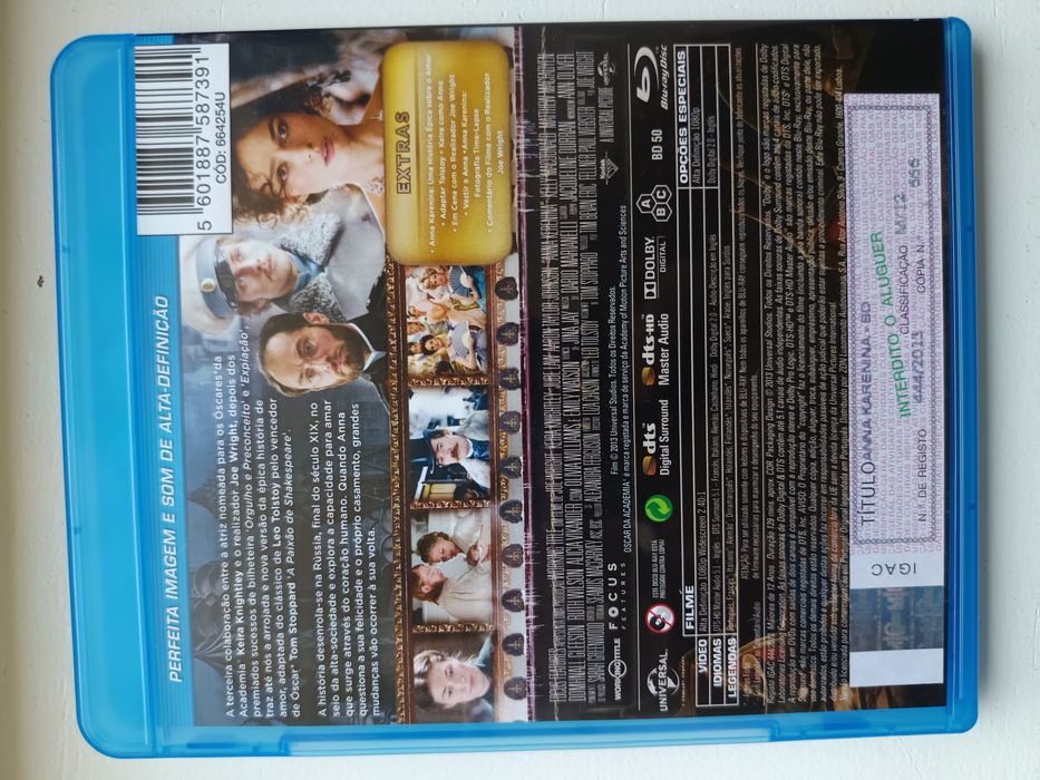 Blu-ray Anna Karenina