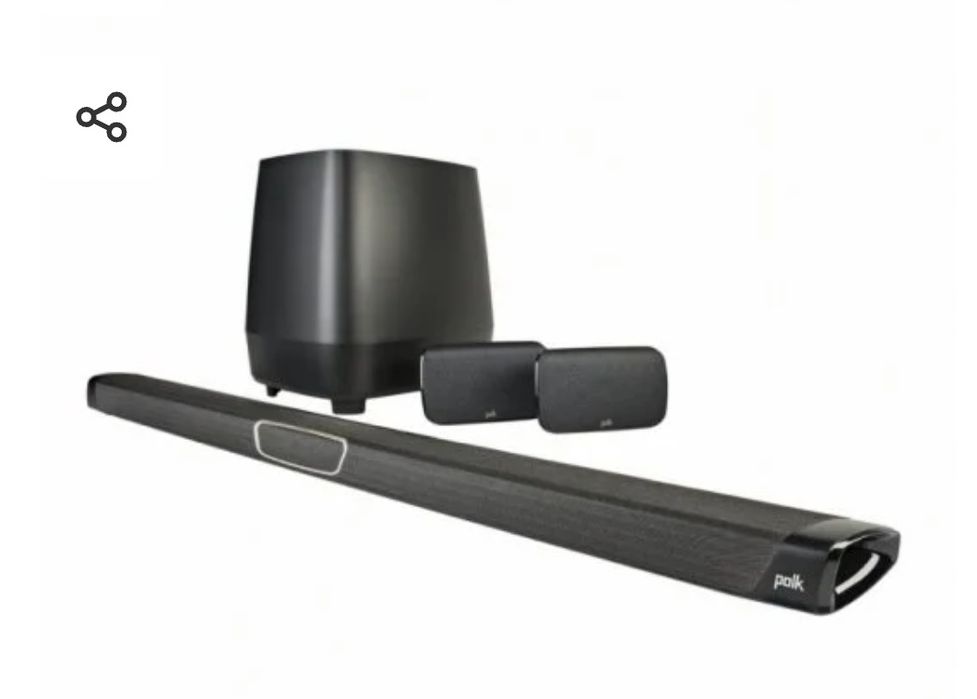 Polk Audio MagniFi MAX SR Barra de Som 5.1 Sem Fios 400W, em ótimo est