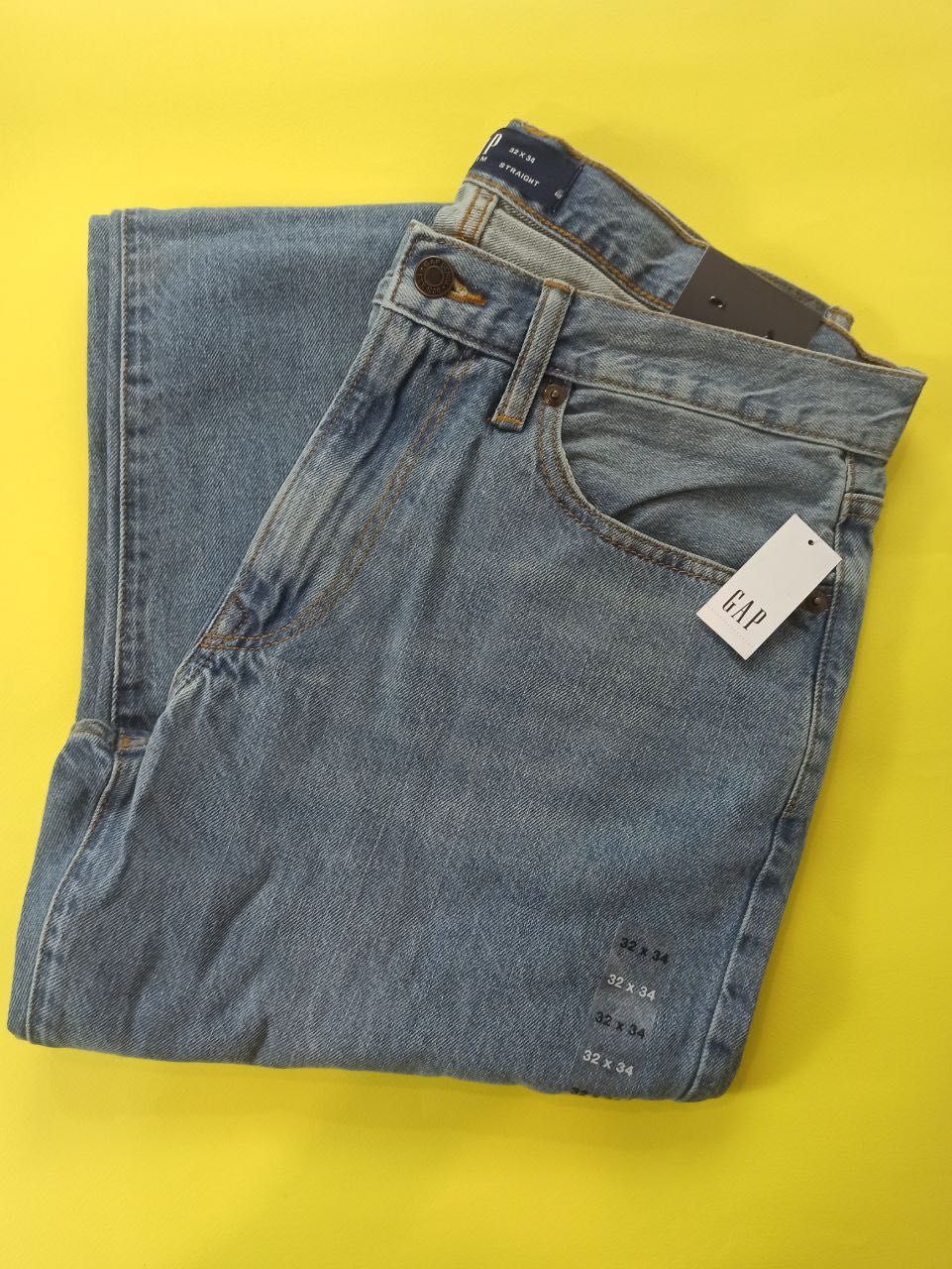 Чоловічі класичні джинси GAP Straight Fit 32, 40 розмір