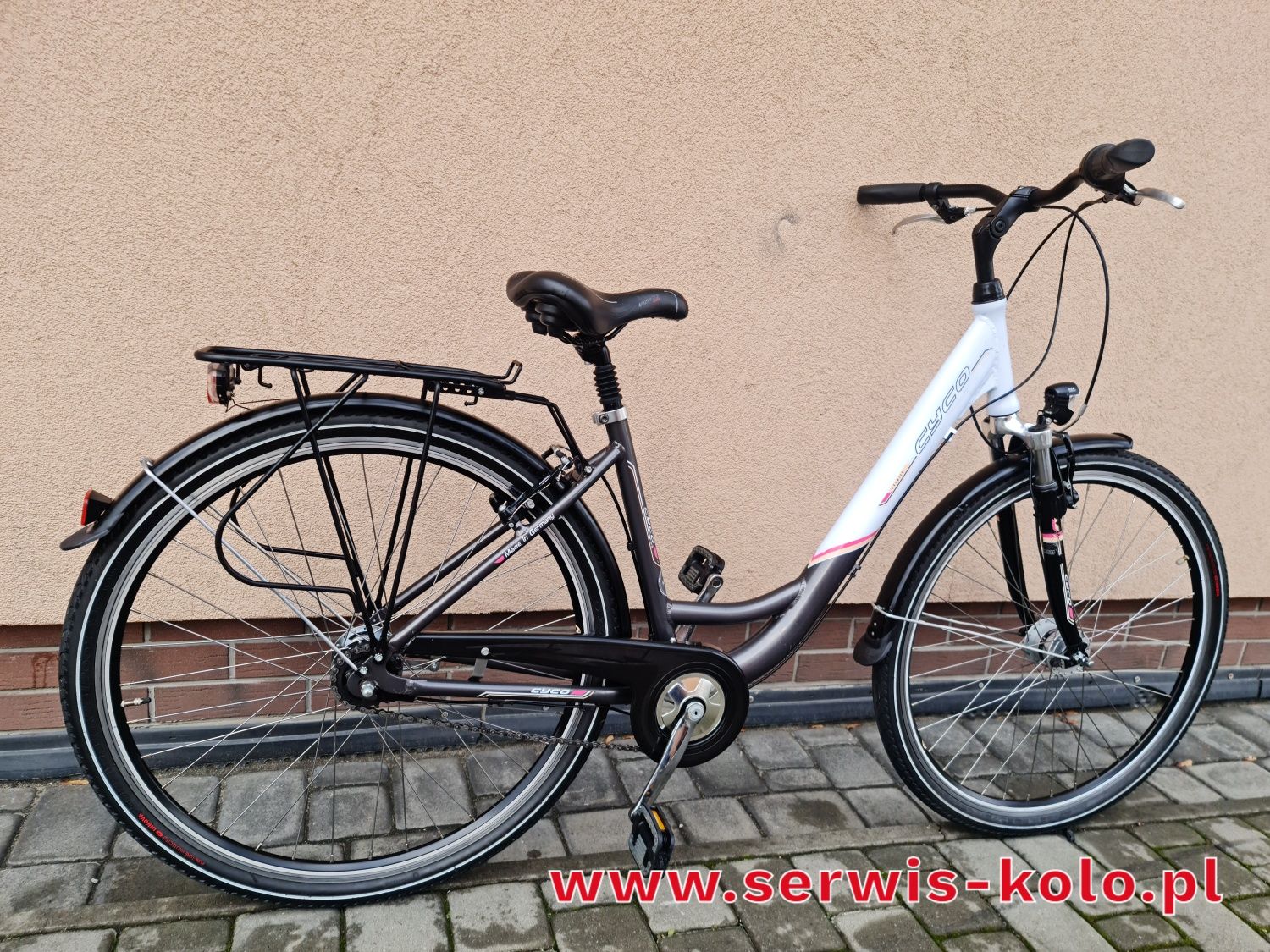 Rower damski damka CYCO koła 28 SHIMANO NEXUS okazja aluminium rabat