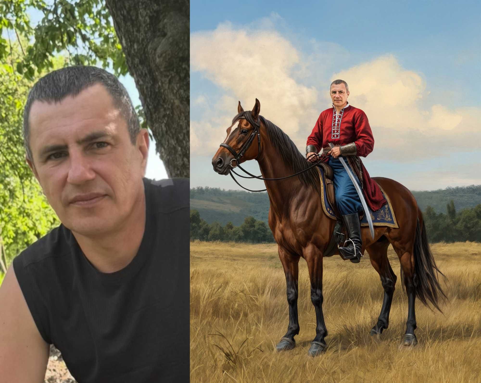 Obraz olejny, portret farbami olejnymi ze zdjęcia, Artysta\Malarz