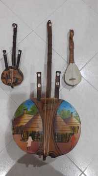 Instrumentos musicais africanos decorativos "KORA"