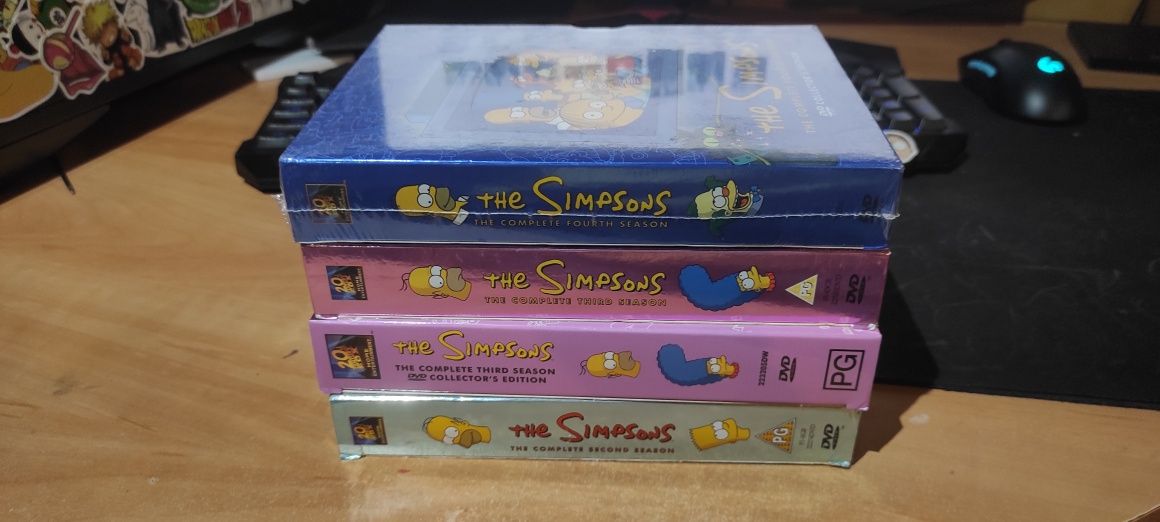 The simpsons DVD sezon 2 3 4