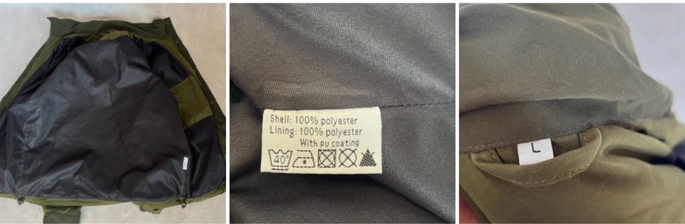 Kurtka myśliwska cicha wodoodporna 10.000mm L