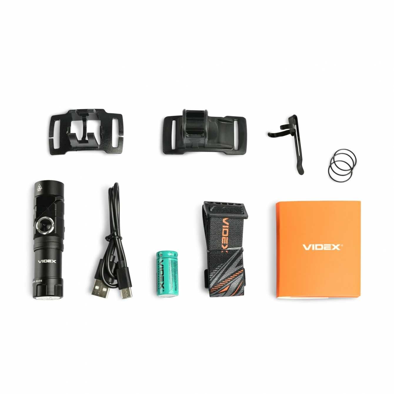 600Lm mini VIDEX VLF-A244RH акумуляторний ліхтарик з червоним світлом