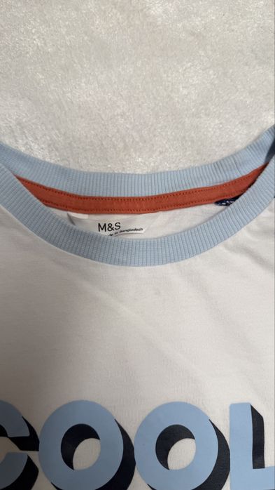 Marks&Spencer piżama dwuczęściowa modna 152 chłopiec