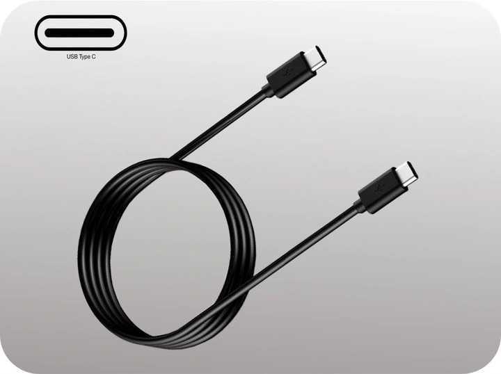 Oryginalny Kabel Samsung 2x USB Typ C 1m Czarny * Video-Play Wejherowo