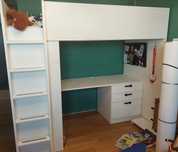Łóżko piętrowe SMASTAD Ikea