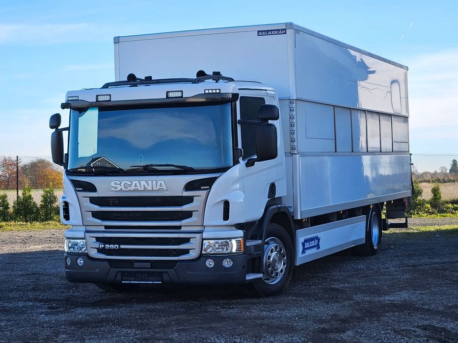 Scania P 280  Scania chlodnia euro 6 sprowadzona małe km 209tys winda chłodnie