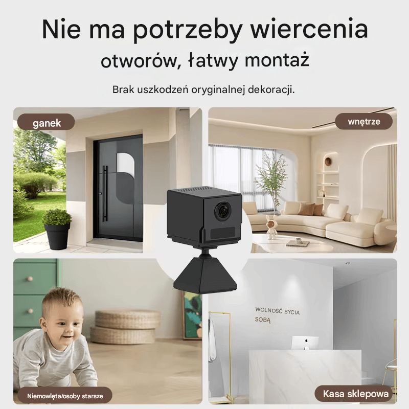 Ukryta MINI KAMERA WIFI podgląd na żywo detekcja DO 10 DNI PRACY