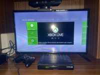 Xbox 360 + kinect + 2 pady