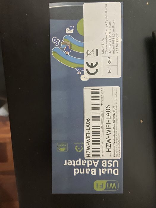 Pen USB wireless nova em caixa