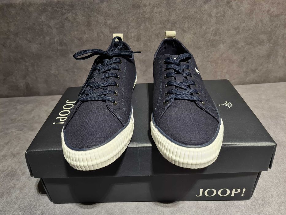 Nowe Buty Joop EXCLUSIVE VASCAN SHAUN - rozmiar 42 - granatowe