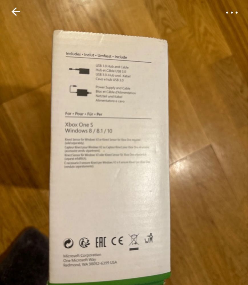 Adapter kinect xbox