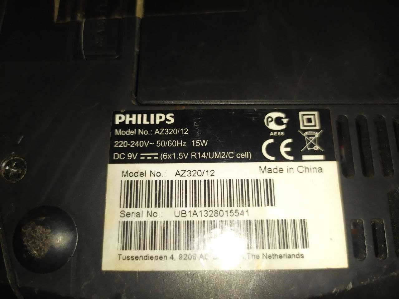 Продам магнитолу Philips AZ320, полностью рабочая (Радио, CD, USB)