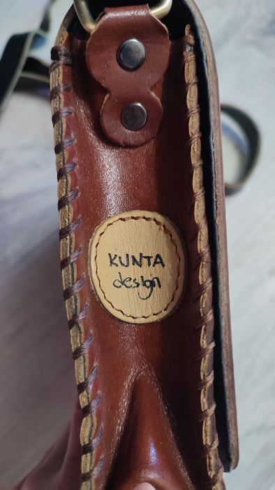 сумка шкіряна, хенд мейд, kunta design