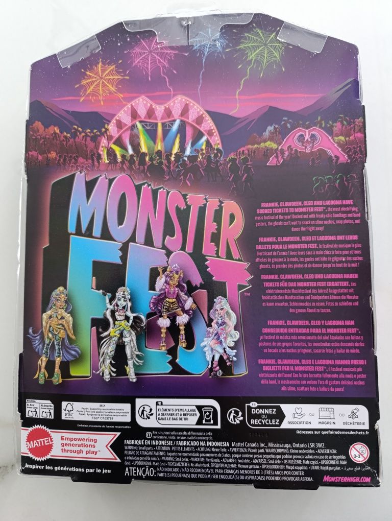 Lalka Monster High z akcesoriami
