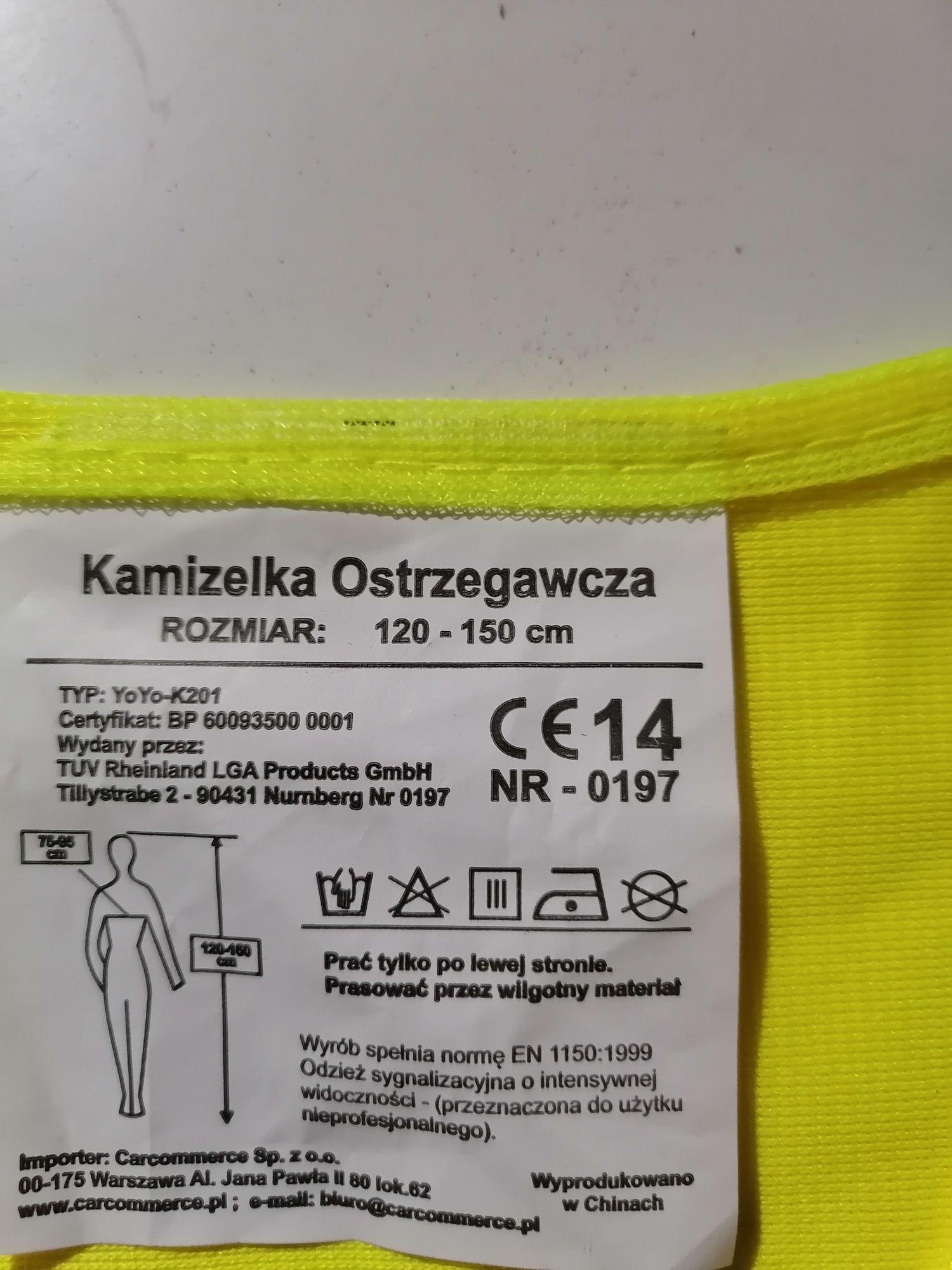 Kamizelka ostrzegawcza