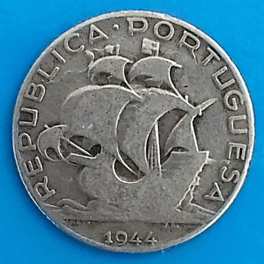 2$50 de 1944, Republica Portuguesa Prata