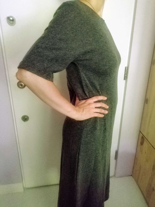 COS sukienka wełniana tunika damska 40 L wiosenno-jesienna ciepła