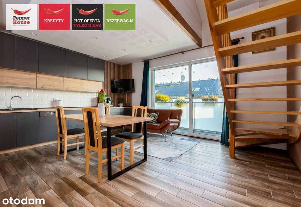 Nowoczesne 2-poziomowe 98 m² z klimatyzacją