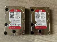 2 жорсткі диски WD Red по 2 TB