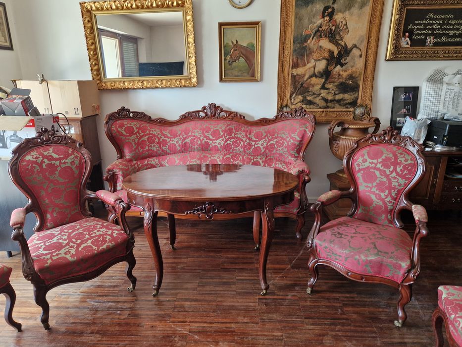 Zestaw mebli Ludwik Filip