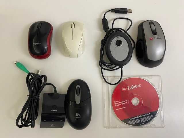 Ratos diversos - com/sem fio (wireless) e também gaming - a funcionar