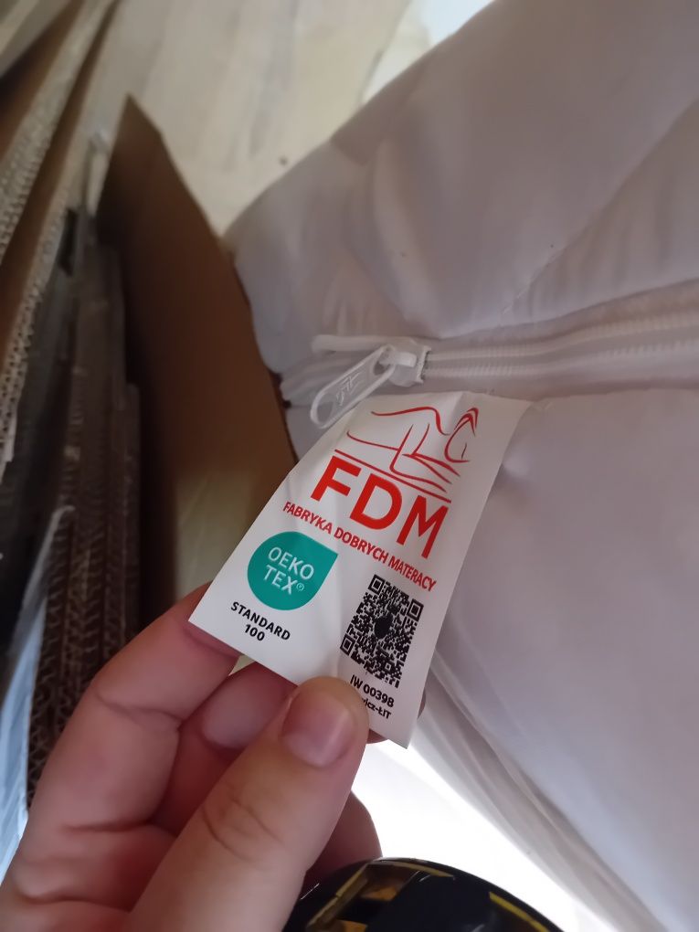 Materac sprężynowy FDM 160x200 duży Materac do łóżka małżeńskiego