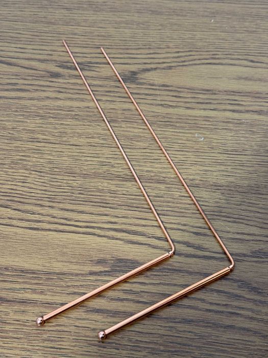 Dwie Rurki Miedziane 100% MIEDŹ ! Do Szukania Wody Żył Wodnych + EBOOK