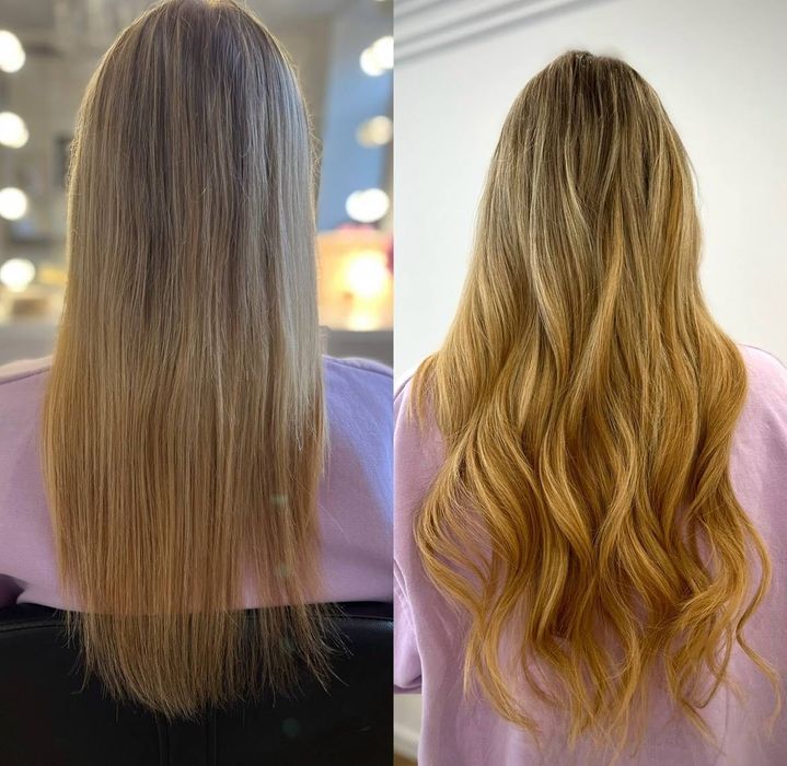 Przedłużanie zagęszczanie włosów