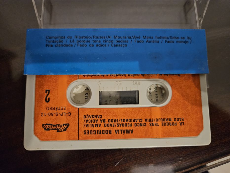 Cassete muito antiga de Amália Rodrigues
