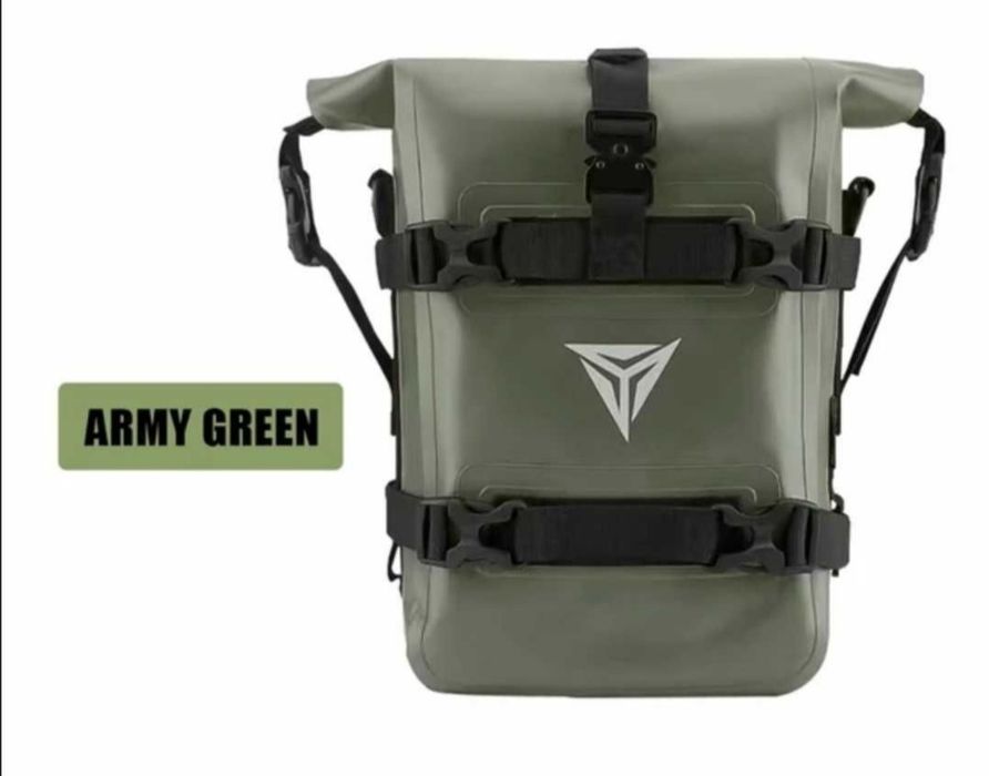 Сумка кофр на мотоцикл  Motowolf хакі олива