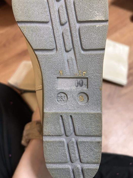 Кожанные зимние сапоги