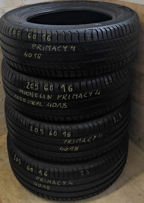 Komplet Opon Letnich Michelin Primacy 4, 205/60/R16, 92V, b: 7,5mm