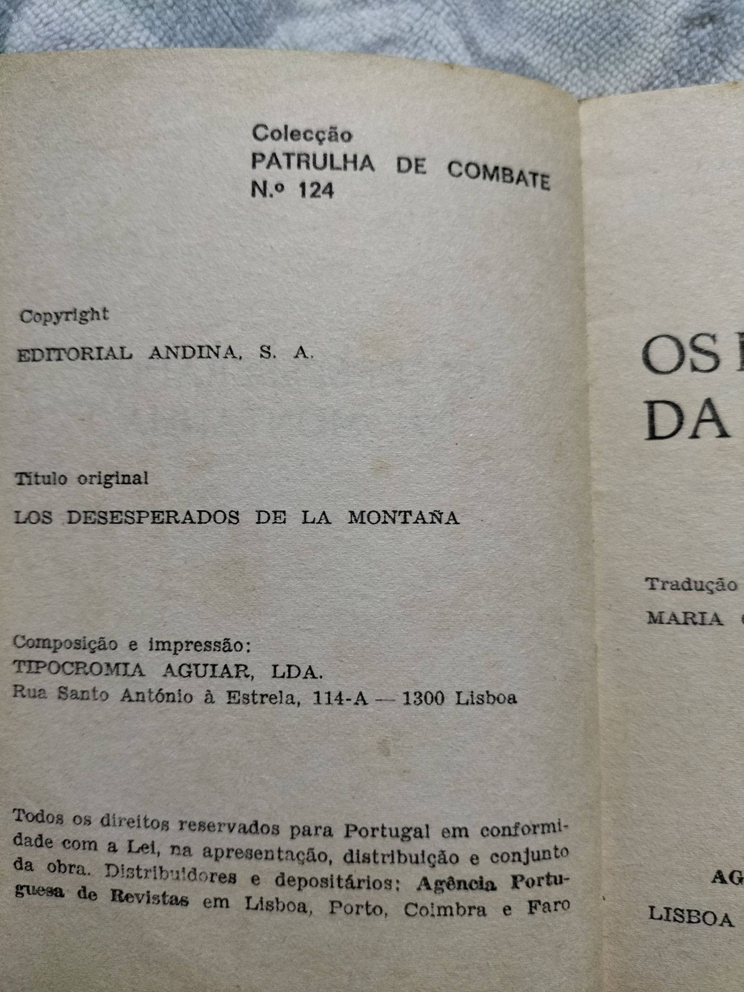 Livro - Os Desesperados da Montanha