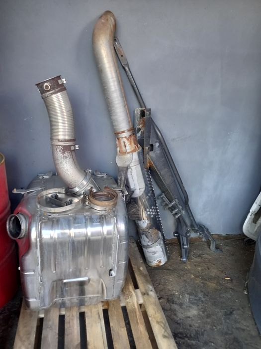 Scania, wydech, dpf, katalizator, tłumik, rura,komin