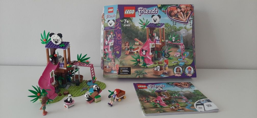 Lego friends 41422 domek pandy zjeżdżalnia kompletny