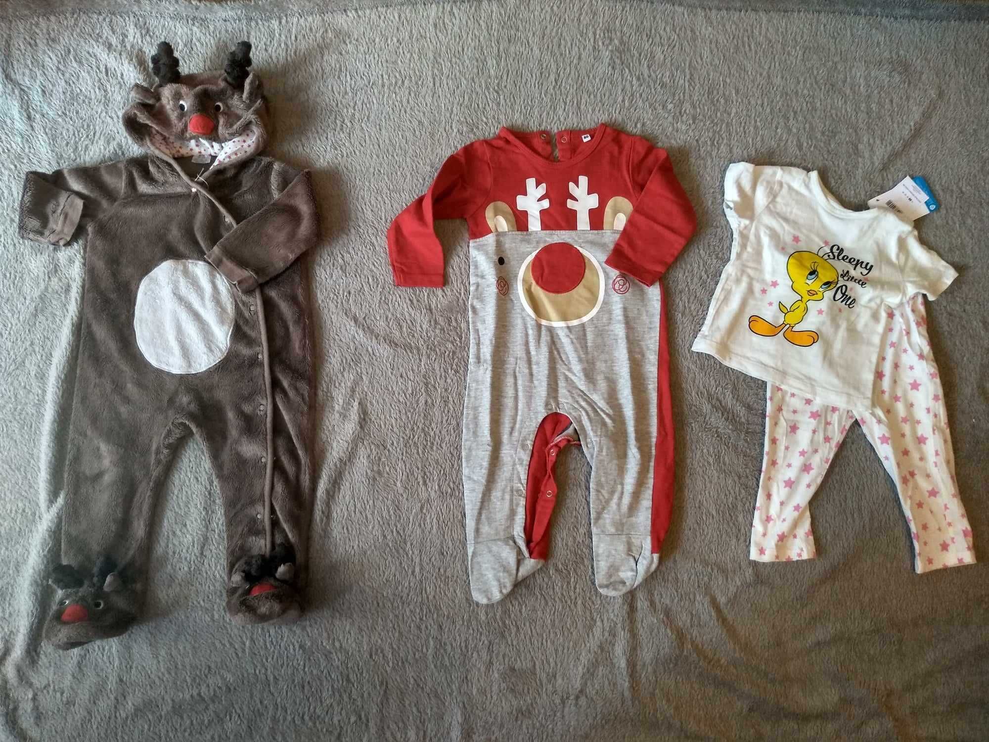 Ubranka niemowlęce dziewczęce rozmiar 80-86